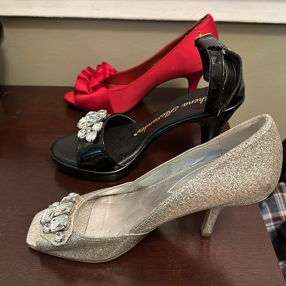 For every colour outfit! 8 Pairs Sz 5.5 & 6 Dressy Heels Pumps AK Melani Guess - Picture 6 of 13